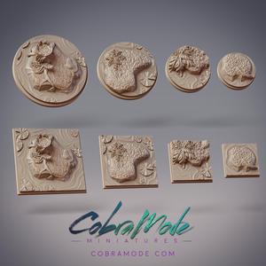 Mossy Island Base Pack (8pcs) - Round and Square Versions