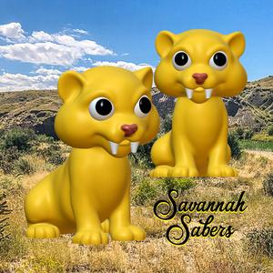 Paleo Pets Savannah Sabertooth Tiger Figurine