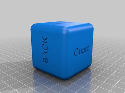 Jiu Jitsu Training Dice