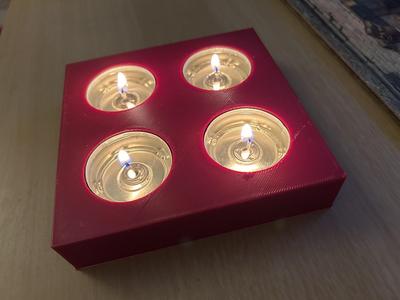 Simple candle holder