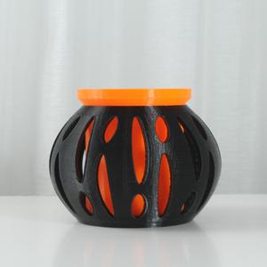 The Sylvia Planter STL 3D Print File, Home Decor Planter for Plants, Flowers, and Orchid