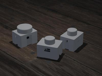 Case for taster (6x6mm; H = 5mm)