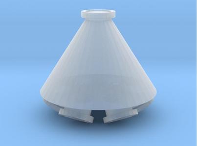 N Scale - 6 Duct - 10" - 60 degree Distributor