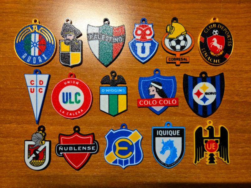 2025 Liga de Primera Teams - Keychains