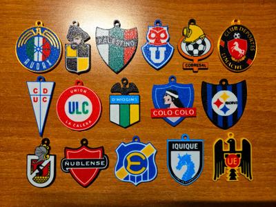 2025 Liga de Primera Teams - Keychains