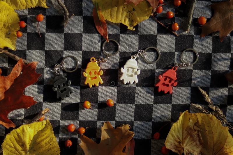 Beany Ghost Keychain | Autumn Series | Halloween
