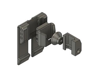 Molle direct hanging holster system (DHHS)