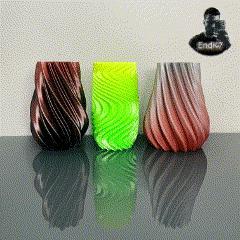 Unique spiral Vase Set - 3 Designs