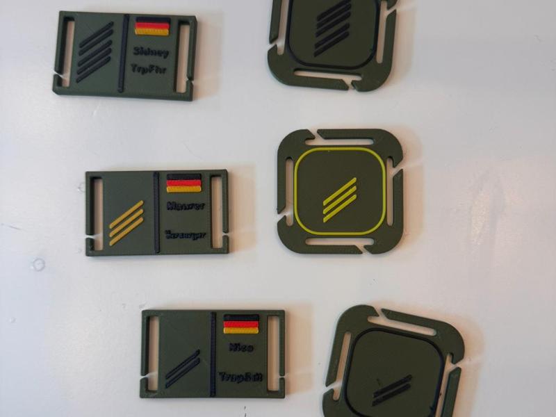 MOLLE Rank Clips