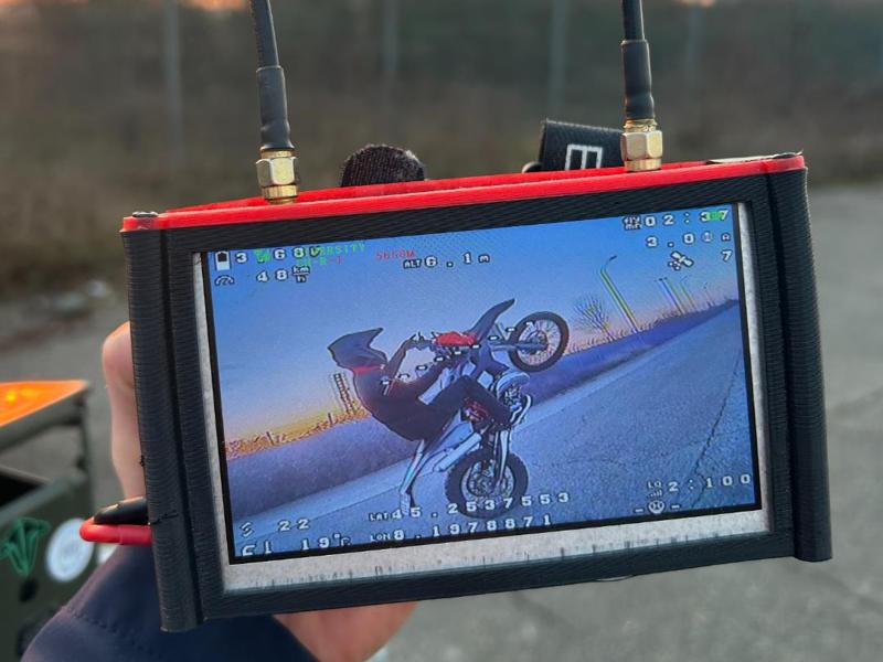 FPVFlow Spectator Buddy TPU Monitor EV800D Goggles