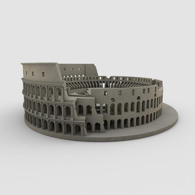 Fully 3D printed Colosseum