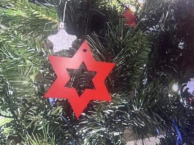 christmas tree decoration - star