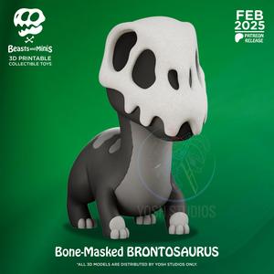 Boney Brontosaurus 3D Printer File STL