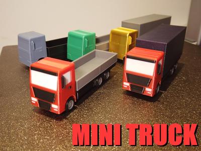 Mini Truck - No Glue Required