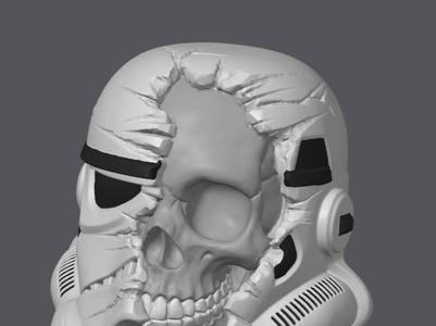 Star Wars Death Trooper Head  AMS