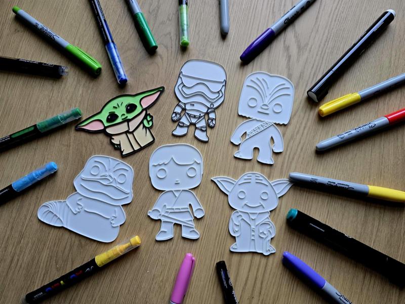 Star Wars DIY Coloring Cute Craft
