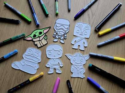 Star Wars DIY Coloring Cute Craft