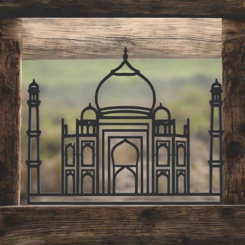 Taj Mahal Line Art - Desktop Line Art