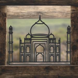 Taj Mahal Line Art - Desktop Line Art