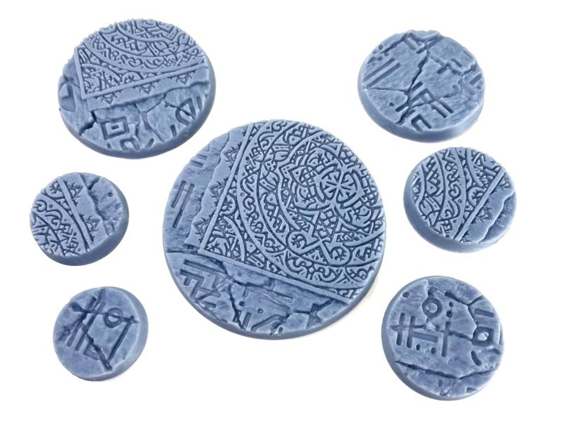 33-Piece Round Base Set with Magnet Slots : Blood Ritual