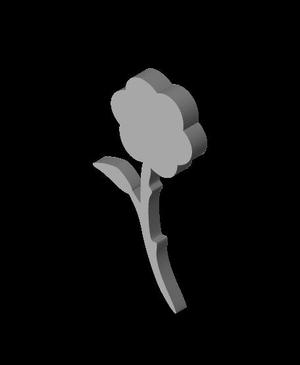 Flat Base Rose