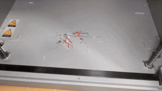 X/P Serie floor insert | Ramp for debris removal