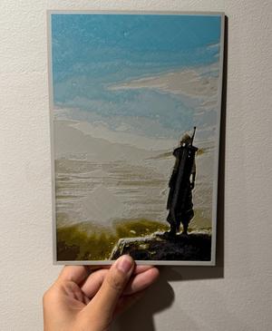 FF7 Rebirth Cloud - Hueforge Print