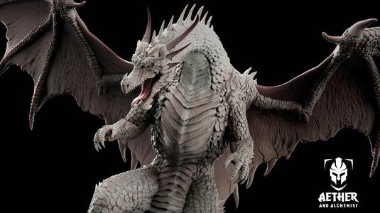 Adult White Dragon