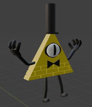 Bill Cipher 3d model