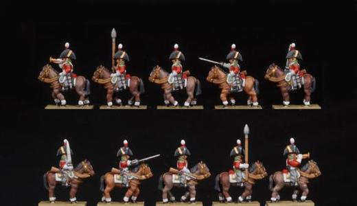 6-15mm British & Portuguese Cavalry: Heavy Dragoons, Light Dragoons, Hussars, RHA  Rocket Lancers  & Portuguese Line Cavalry  NAP-GB-8