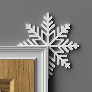 Snowflake Door Corner Topper