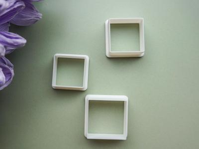 Squares Set Clay Cutter For Earrings Necklace