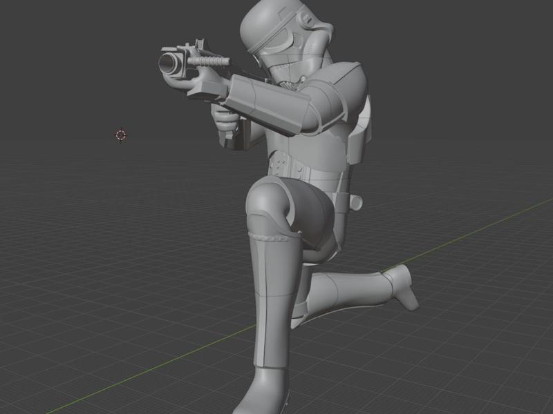 Life-Size Stormtrooper (Crouching Aiming Pose) 