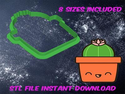 Cactus cookie cutter