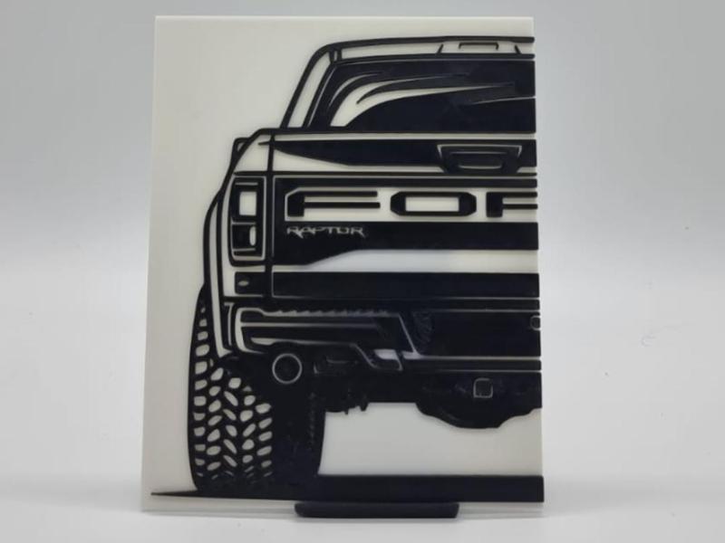 2D Wall Art Ford F150 Raptor