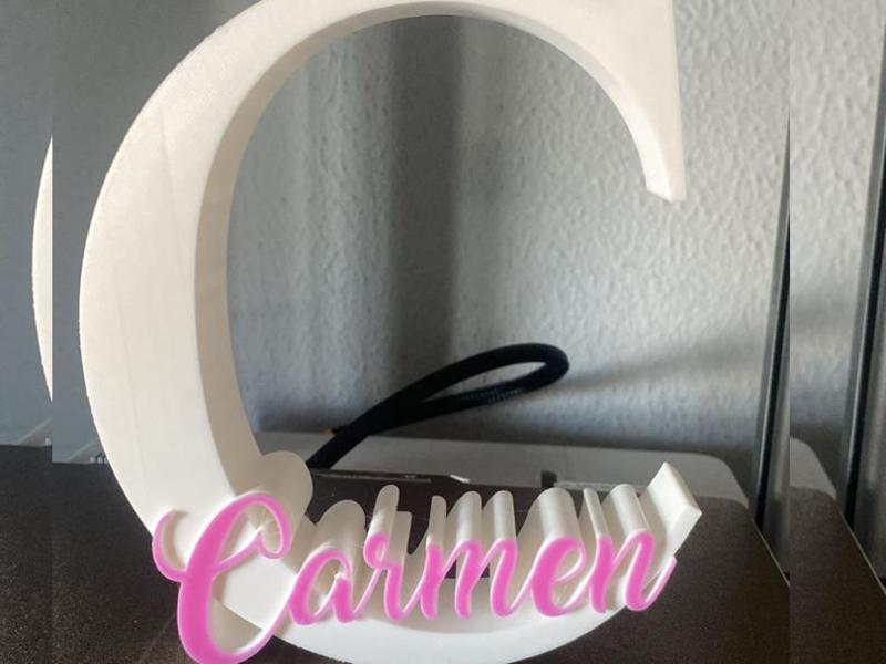 Customizable Name Letter