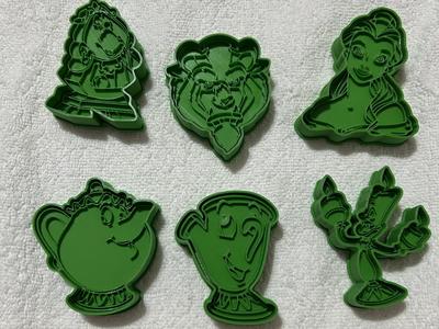 Beauty and the Beast cookie cutter