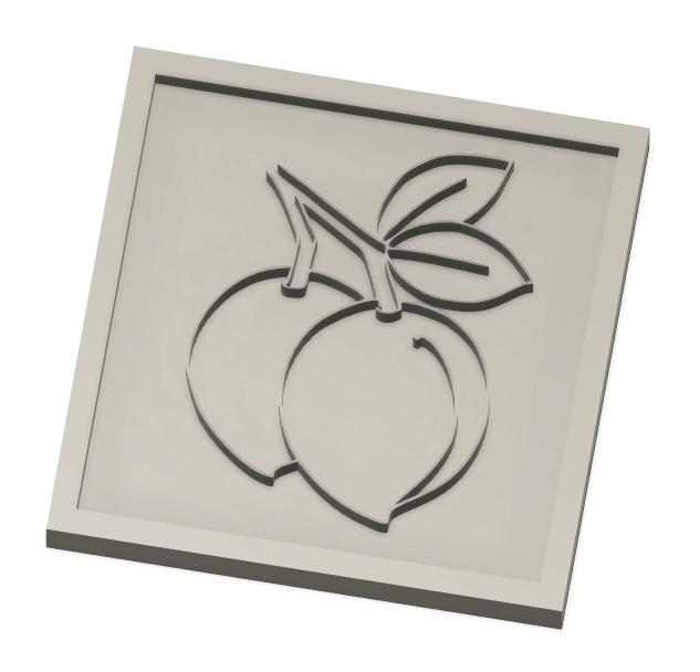 Peach Stamp
