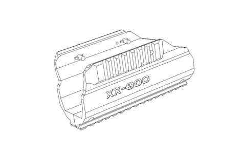 Nerf Rival Takedown Tactical Forend MOD