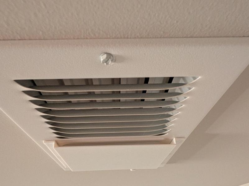 Ceiling vent partial cover / deflector