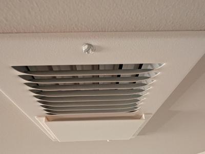 Ceiling vent partial cover / deflector