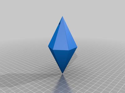 The SIMS Plumbob Keychain  
