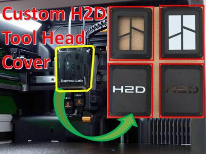 BambuLab H2D Custom Tool Head Cover