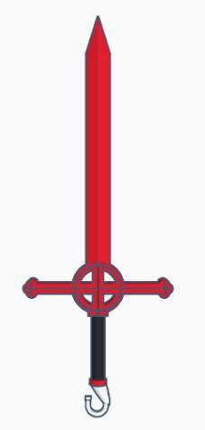 Adventure Time Demon Blood Sword Christmas Ornament