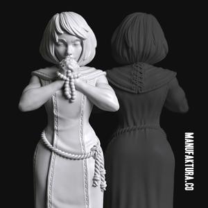 Devotion Series 02a - Gene-enhanced Female Battle Sister Praying