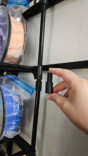 Spool rack rod extension