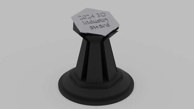 Industry awards hex inspired trophy