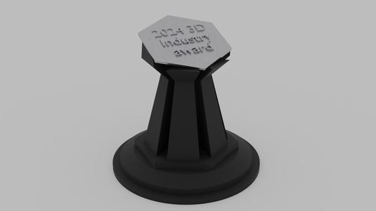 Industry awards hex inspired trophy
