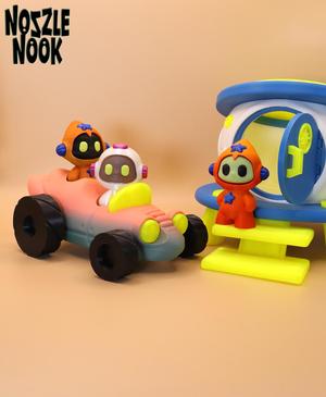 Astrobix Mega Set 01 (house, vehicle and characters) 