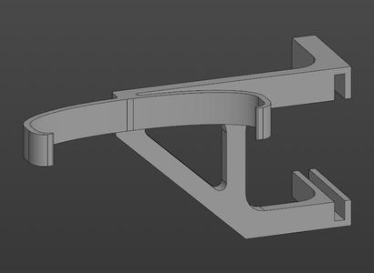 Phone holder for monitoring 3D printer Ender 3 S1
